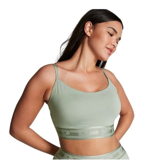 Victoria's Secret Pink Active Women's XS Mint Green ultimate lightly linedsport - Picture 2 of 7